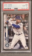 2020 Topps Kyle Lewis RC #64 Seattle Mariners PSA 10