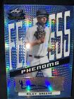 2021 Leaf Fearless Phenoms Riley Greene Blue Auto 10/35 Detroit Tigers Low Pop