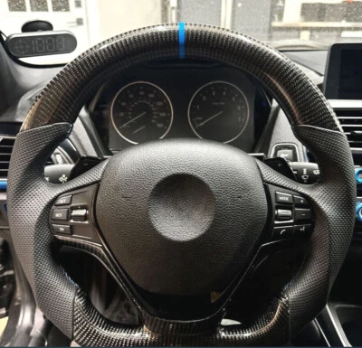 Volante de fibra de carbono para BMW 228i 330I 325I F30 F35 F20 F32 328 328i F22 Foto 1 de 4