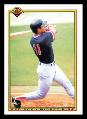 Mickey Pina #270 1990 Bowman Boston Red Sox - Image 1 of 2