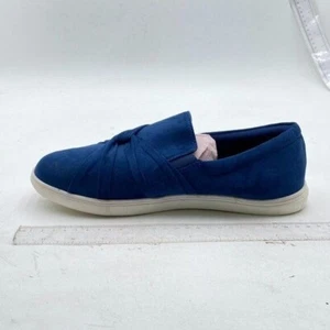 Loafers for Women Slip on Shoes Black Flats Shoes Comfortable Work Shoes Blue - Picture 1 of 7
