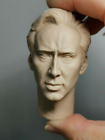 DIY 1/6 Arms Master Nicolas Cage Head Sculpt Carved F 12''Action Figure Toy
