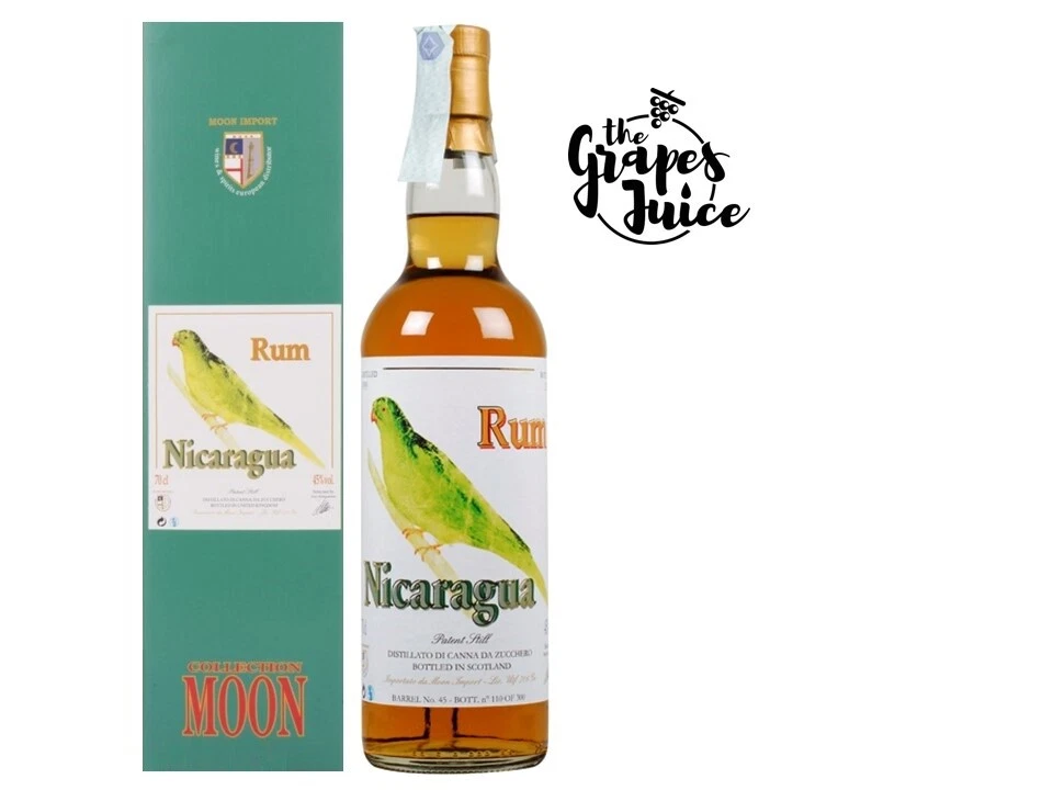MOON IMPORT NICARAGUA RUM 1999 17 Y.O. RHUM AGRICOLE PATENT STILL ED PAPPAGALLI - Immagine 1 di 1