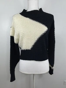 AZALEA Strickpullover Damen Medium schwarz/creme - Bild 1 von 6