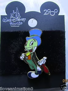 Disney Jiminy Cricket w card Pin - Picture 1 of 2