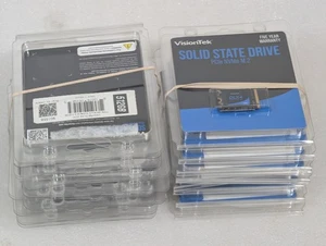 20x VisionTek DLX4 512Gb 2230 M.2 PCIe 4.0 x4 SSD (NVMe) Neu Versiegelt - Bild 1 von 3