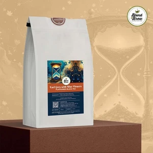 EARL GREY WITH BLUE FLOWERS Loose Leaf Tea | 100g - 1kg | Blend and Brew - Picture 1 of 6