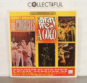 SMOKEY ROBINSON & THE MIRACLES - AWAY WE A GO-GO - *EX* - VINYL LP RECORD 🔥 - Picture 1 of 2