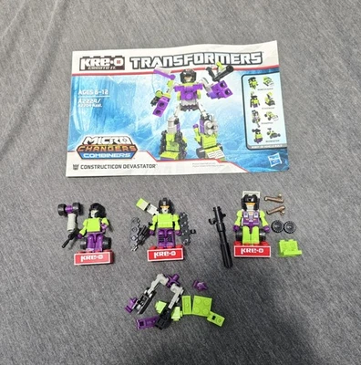 Transformers Kreo (Kre-o) - Devastator combiner set - Incomplete - Image 1 of 4