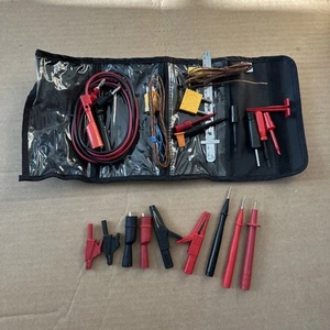 FLUKE TEST LEADS, PROBES, CLIPS Clamp On LOT + OTHER BUNDLE - Picture 1 of 12