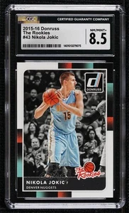 2015-16 Panini Donruss The Rookies Nikola Jokic #43 CGC 8.5 RC - Picture 1 of 3