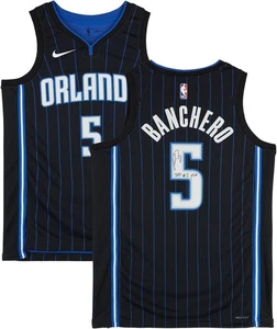 Paolo Banchero Magic Signed Nike Black Icon Swingman Jersey w/2022 #1 Pick Insc - Picture 1 of 5