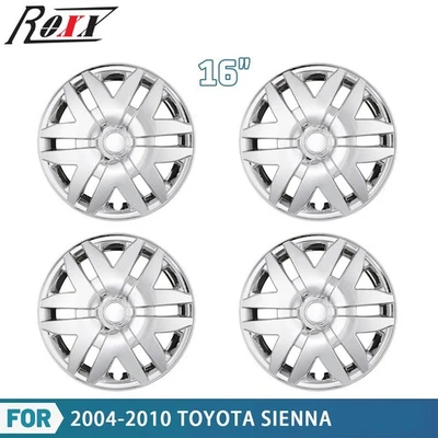 Juego de 4 tapacubos de llantas de cubo de rueda de 16 pulgadas para Toyota Sienna 2004 2005-2010 Foto 1 de 4