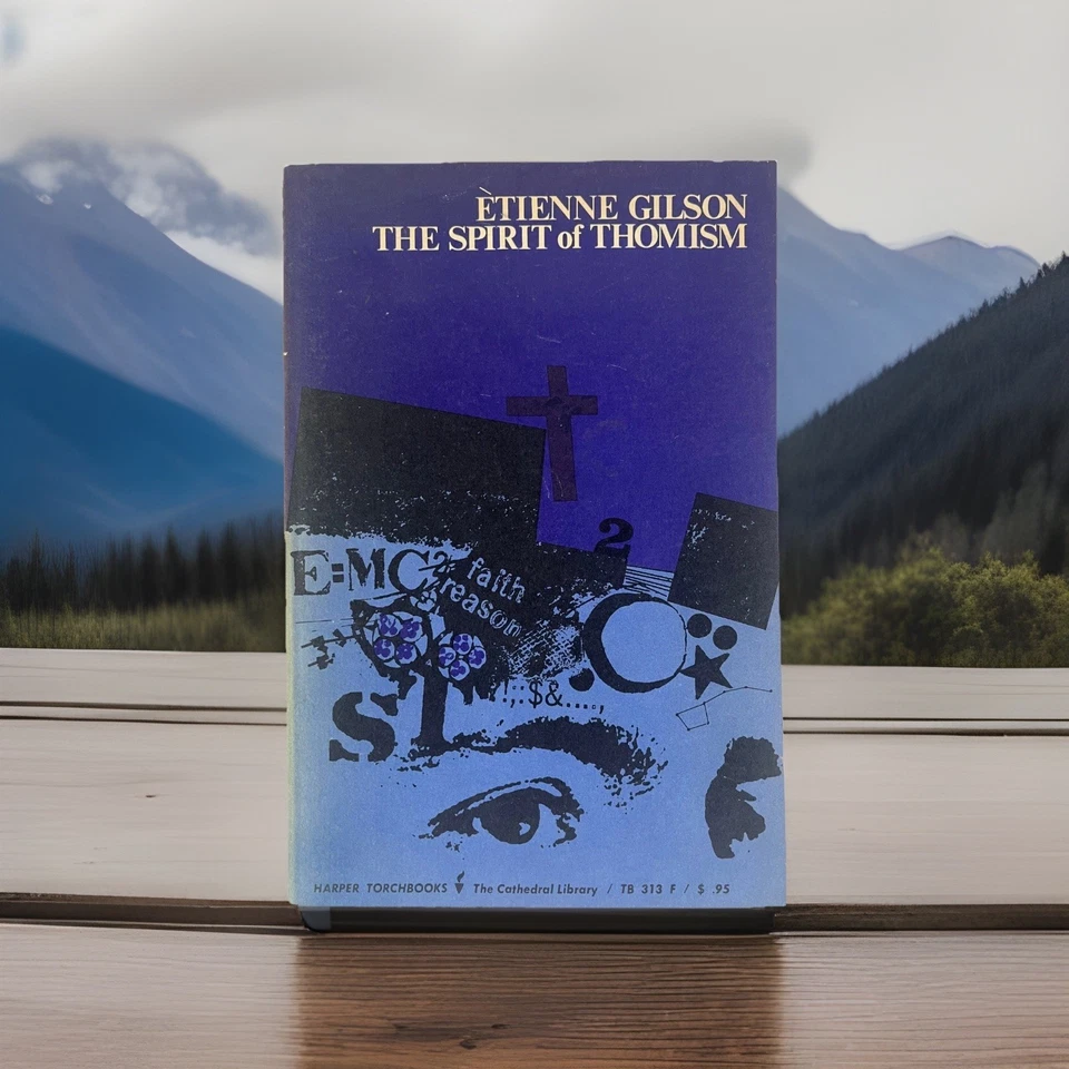 Catholic Philosophy ~ The Spirit of Thomism 1966 Étienne Gilson PB ~ Harper Torc Foto 1 de 4
