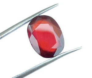 Natural Hessonite Garnet Faceted Cut Oval Shape Gemstone, 14.5x11x6 MM 10Ct. - Picture 1 of 5