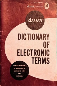 Allied Radio Dictionary of Electronic Terms PB 1965 7th Ed 4th Print USA VTG HTF - Picture 1 of 7