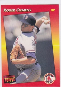 1992 DONRUSS TRIPLE PLAY..ROGER CLEMENS..CARD # 216..RED SOX..FREE COMBINED SHIP - Bild 1 von 1