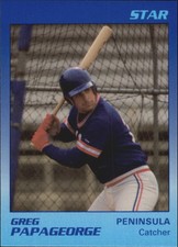 1989 Peninsula Pilots Star #17 Greg Papageorge