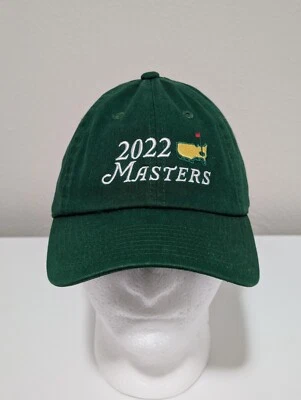 Gorra Masters 2022 de algodón verde Augusta National Golf American Needle Foto 1 de 4