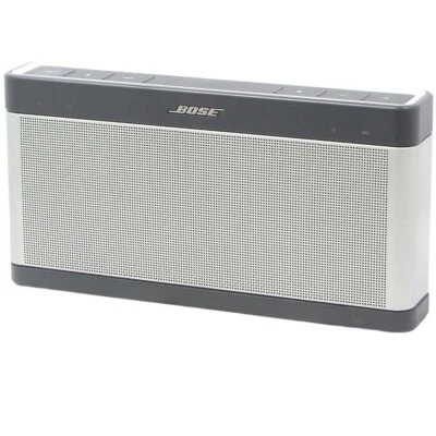Bose SoundLink III Bluetooth Portable Speaker Gray Good GP - Image 1 of 4
