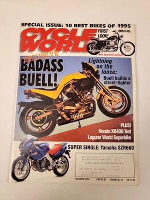 1995 October, Cycle World Magazine, Badass Buell, (CP426) - Image 1 of 3