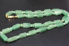 Vintage Nephrite Natural Green Jade Jadeite China Necklace 24" Mystical Healing