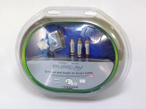 Belkin AV51503EA16 PureAV 4.9m RCA Cinch Audio S-Video zu SCART Kabel Cable - Picture 1 of 1