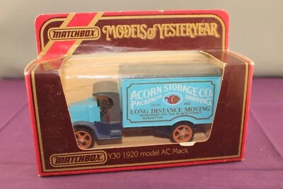 Matchbox Yesteryear 1985 Y-30/1 1920 AC Mack Truck Acorn Storage Issue 1 - Image 1 of 3