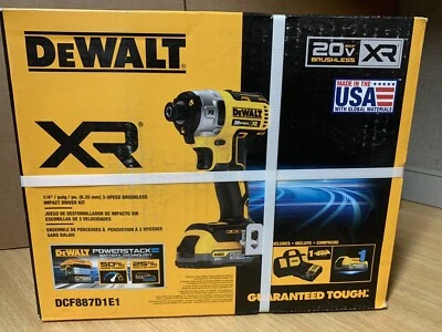 DEWALT XR 20-v Max 1/4-in Variable Speed Brushless Cordless Impact Driver - Image 1 of 4