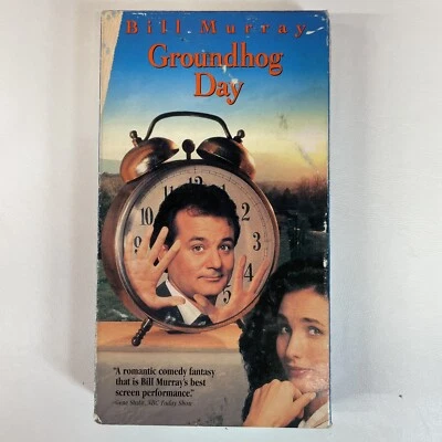 Groundhog Day VHS Tape 1993 Columbia Pictures 52293 Bill Murray Andie MacDowell - Image 1 of 4