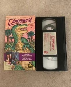 Dinosaurs! (1987, VHS) Vintage Claymation Dinosaur Science *Tested & Working* - Picture 1 of 8
