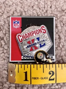 NEW Super Bowl XL Collectable Lapel Pin Pittsburgh Steelers Champs NFL Licensed - Picture 1 of 2