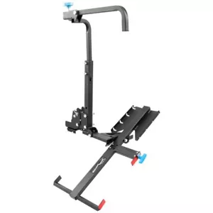Silver Spring Ball-Mount Hitch Manual Wheelchair Carrier with Tilt Platform - Picture 1 of 6