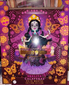 Mattel Monster High Howliday Dia De Muertos Skelita Calaveras Doll MIB - Picture 1 of 1