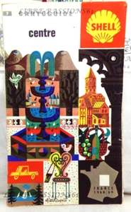 CARTOGUIDE SHELL N°7, CENTRE, 1968 - Imagen 1 de 4