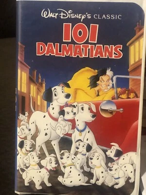 Vintage1992 101 Dalmatians Walt Disney Classic Black Diamond Edition VHS - Image 1 of 4