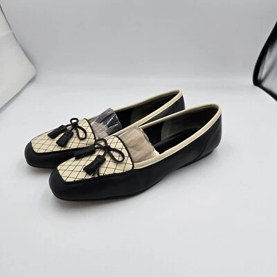 Zapatos de vestir cómodos sin cordones Enzo Angiolini mocasines con borlas 8M Foto 1 de 4