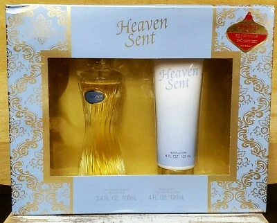 Dana ~ Heaven Sent ~ 3,4 OZ eau de parfum spray + loción corporal de 4 oz nuevo en caja Foto 1 de 4