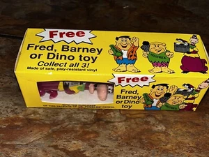 Vintage Post Cereal Fruity Pebble Toy Promotion Apr 1993 Dino Flintstones SIB - Picture 1 of 5