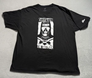 Graphitti Batman "Gotham Demon" T-Shirt 2XL schwarz Grafik Bösewicht Art Hanes - Bild 1 von 7