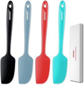 Mini Silicone Spatula - BPA Free Pro-Grade 600ºf Heat-Resistant Non-Stick Small - Picture 1 of 7