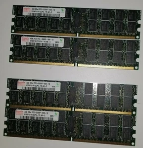 Hynix 16GB (4GB x 4) DDR2 PowerEdge SC1435 T300 T605 Server Ram Kit PC2-5300P - Imagen 1 de 1