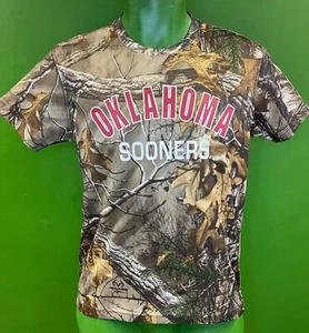 NCAA Oklahoma Sooners Colosseum RealTree Camo T-Shirt Youth Medium/Large 12-14 - Picture 1 of 3