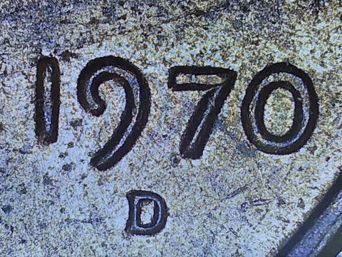 1970 D PENNY Missing FG, Floating Roof And More Rare And Desirable! Cover