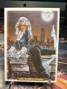Black Cat 2024 Marvel Masterpieces '92 Platinum #5 Canvas - Bild 1 von 2