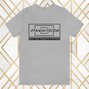 T-shirt homme gris appareil photo et objectifs logo Panavision taille S - 3XL
