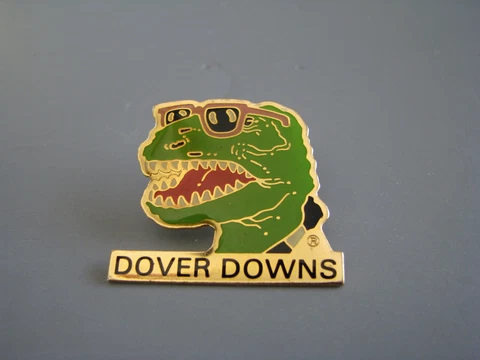 DOVER DOWNS SPEEDWAY MASCOT LOGO NASCAR RACING HAT PIN Cover