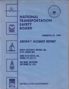 Accident Report - NTSB - PSA B727 - Gibbs Cessna 172 - San Diego - 1978 (MN221) - Bild 1 von 1