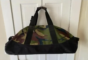 LL Bean rolling duffel bag luggage camo XL monogrammed carry durable travel - Picture 1 of 8