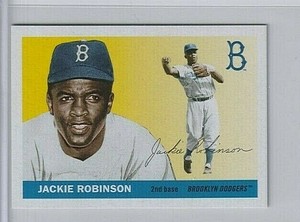 JACKIE ROBINSON 1955 MINI SP VARIATION 2020 TOPPS ARCHIVES 55M-25